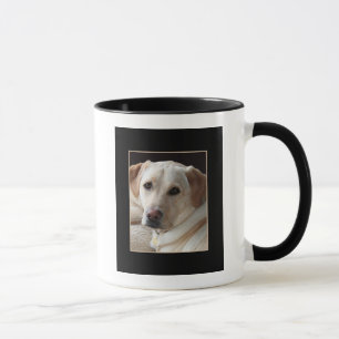 陶磁器のマグの黄色いラブラドル・レトリーバー犬犬 マグカップ