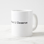 陶磁器のマグ20のozの食洗機およびマイクロウェーブ金庫 ジャンボコーヒーマグカップ (正面右)