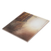 陶磁器の上でペットを失う美しい詩 タイル (側面)