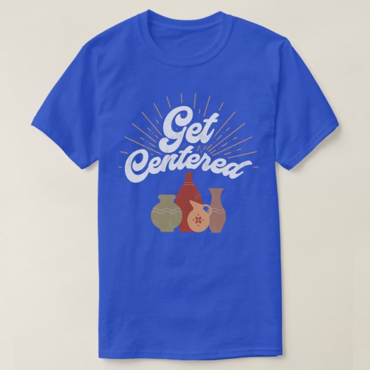 陶磁器の中心 Tシャツ (デザイン正面)