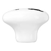 陶磁器の手紙のノブの古い西 セラミックノブ (側面)