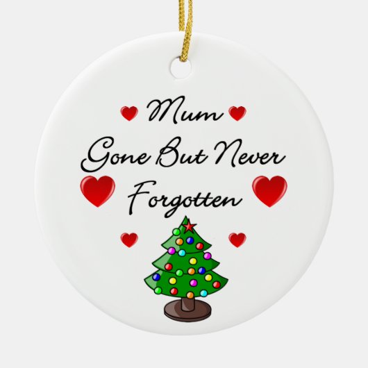 陶磁器の記念のミイラのクリスマスツリーのオーナメント セラミックオーナメント (正面)