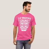 陶磁器ひげおもしろい Tシャツ (正面フル)