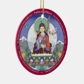 陶磁器オーナメント- Padmasambhava + 終わり セラミックオーナメント (右)