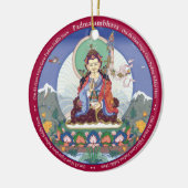 陶磁器オーナメント- Padmasambhava + 終わり セラミックオーナメント (左)