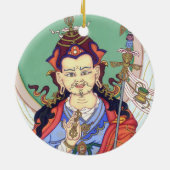 陶磁器オーナメント- Padmasambhava + 終わり セラミックオーナメント (裏面)