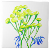 陶磁器タイルの上のタンジー タイル (正面)