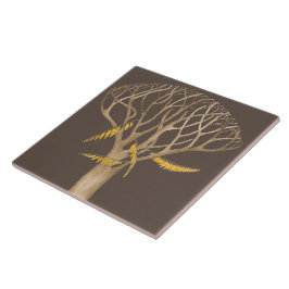 陶磁器タイルの晩秋(B) タイル