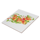 陶磁器タイルの「桃のパラダイス」 タイル (側面)