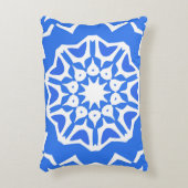 陶磁器タイルアズレジョポルトガル。ヴィンテージシームレスp アクセントクッション (正面(垂直))