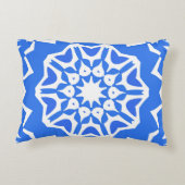 陶磁器タイルアズレジョポルトガル。ヴィンテージシームレスp アクセントクッション (裏面)