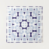 陶磁器タイルアズレジョポルトガル。ヴィンテージシームレスp タペストリー (正面(横))