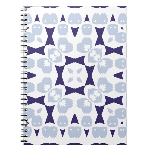 陶磁器タイルアズレジョポルトガル。ヴィンテージシームレスp ノートブック (正面)