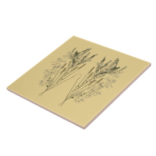 陶磁器タイル上の夏のテクスチャ宝物 – C タイル (側面)