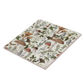 陶磁器タイル「マッシュルーム・フォレストベージュ」 タイル (側面)