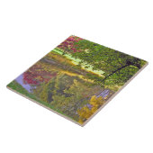 陶磁器タイル/池に映る美しい色 タイル (側面)