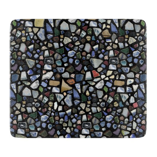 陶磁器海 カッティングボード (正面)
