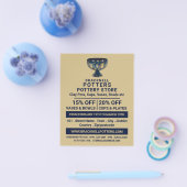 陶磁器焼き器広告器 チラシ (シングル)