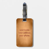 陶磁器陶器の静物画I -ライトおよび影 ラゲッジタグ (裏面縦)