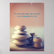 陶磁器静物生命IIブルーオレンジサンセット