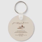 陶磁器 ブランド キーホルダー (裏面)