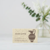 陶磁器 名刺 (スタンド正面)