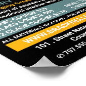 陶磁器，陶器教室，陶芸家の広告 ポスター (角)