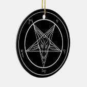 陶磁器Baphometのオーナメント セラミックオーナメント (右)