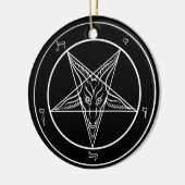 陶磁器Baphometのオーナメント セラミックオーナメント (左)