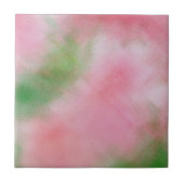 陶磁器TILE/PINKの、緑および白いCOLORS/ABSTRACT タイル (正面)