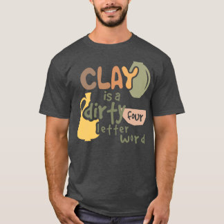 陶磁工所用陶土 Tシャツ