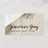 陶磁手作モダンりの書道台本 名刺 (正面)