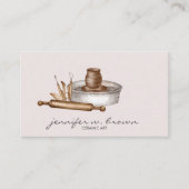 陶磁粘土 名刺 (正面)