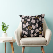 陶磁陶芸家ポットフローラルパターンt クッション (椅子)