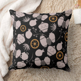 陶磁陶芸家ポットフローラルパターンt クッション