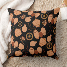 陶磁陶芸家ポット花柄