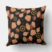 陶磁陶芸家ポット花柄 クッション (裏面)