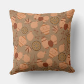 陶磁陶芸家ポット花柄 クッション (裏面)