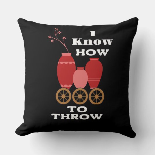 陶磁陶芸家ポット クッション (正面)