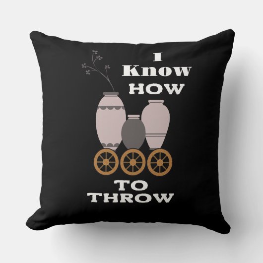 陶磁陶芸家ポット クッション (正面)