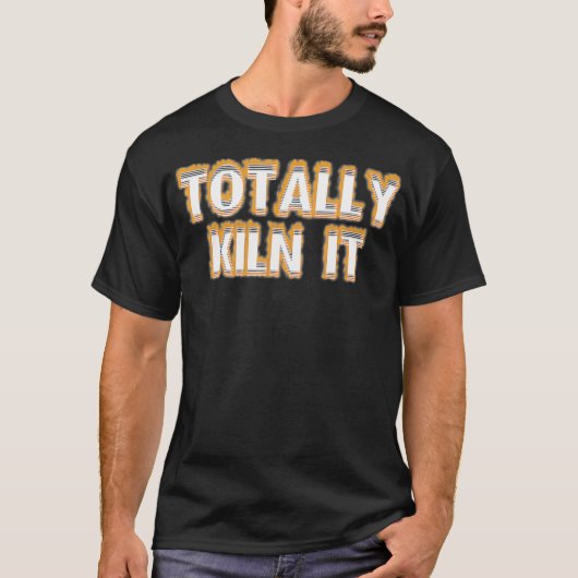 陶窯焼き窯焼き Tシャツ (正面)