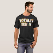 陶窯焼き窯焼き Tシャツ (正面フル)