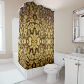 陶緑金ゴールド石英合金 シャワーカーテン (インサイチュ)