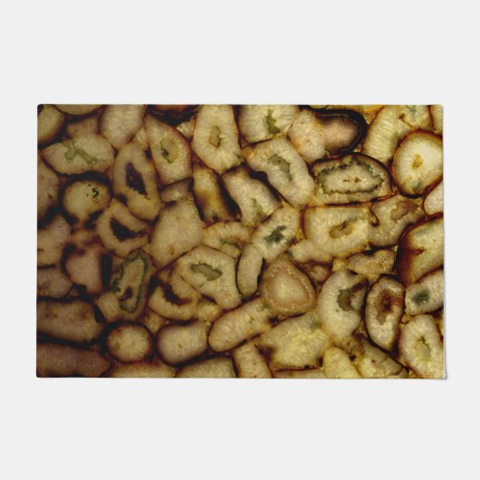 陶緑金ゴールド石英合金 ドアマット (正面)