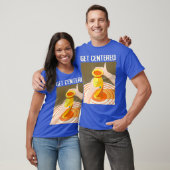 陶芸おもしろいを中心にホイールを作る Tシャツ (ユニセックス)