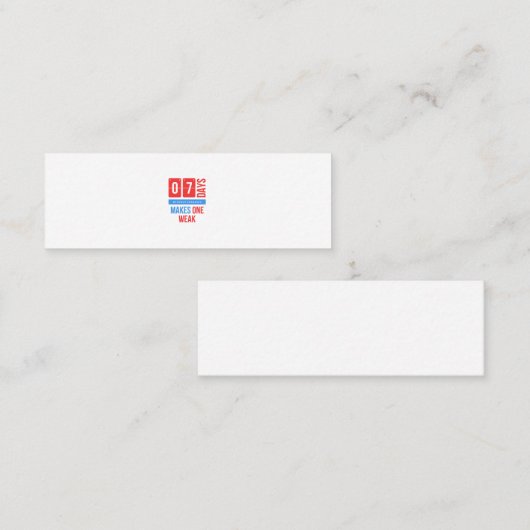 陶芸おもしろい趣味引用文 スキニー名刺 (正面/裏面)