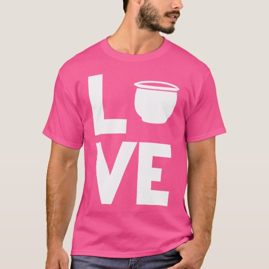 陶芸が好き Tシャツ (正面)