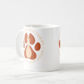 陶芸と犬に夢中な陶芸家 コーヒーマグカップ (正面左)