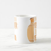 陶芸に夢中 プロの轆轤 ホビー愛好家 ポ コーヒーマグカップ (中央)