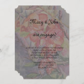 陶芸のエンゲージメント 招待状 (正面/裏面)